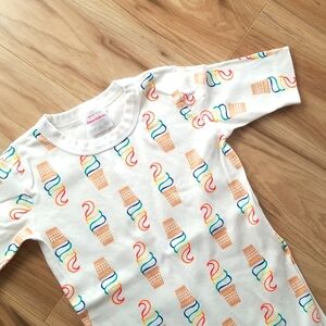 Hanna Andersson Ice Cream print Short PJS